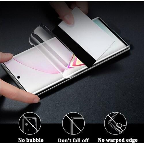 Hydrogel Film on the Screen Protector For Samsung Galaxy S10 S20 S9 S8 S21 Plus Ultra S20 FE 5G Screen Protector For A51 A71