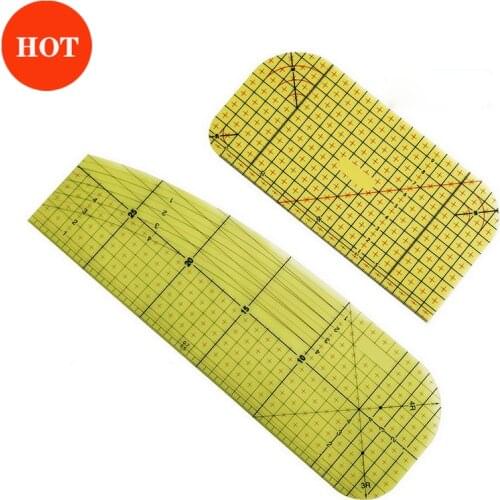 Hot Ironing Ruler DIY Sewing Supplies Fabric Tailor Craft Sewing Ironing Ruler Crimping Clip Tailor Accessories Measuring Tool