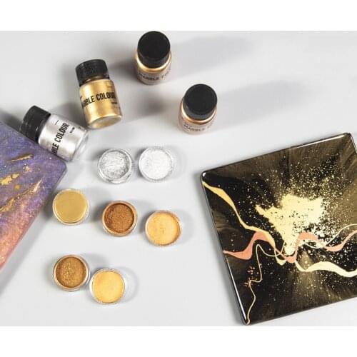Shimmer Metallic Gold Pigment Pearl Colorant Pearlescent Pigment For Jewelry Making Diy Epoxy Resin Mold Color Dye Pigments