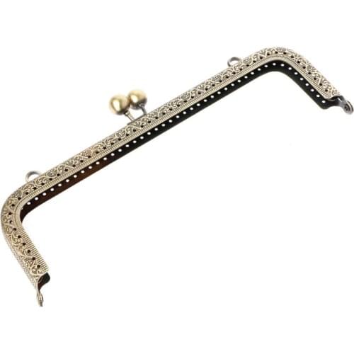 Y166 1PC Metal Frame Kiss Clasp Arch For Purse Bag Accessories DIY Craft 20.5cm