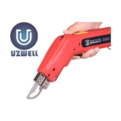 UZWELL 220V 100W Hand Hold Heating Knife Cutter Hot Cutter Fabric Rope Electric Cutting Tools