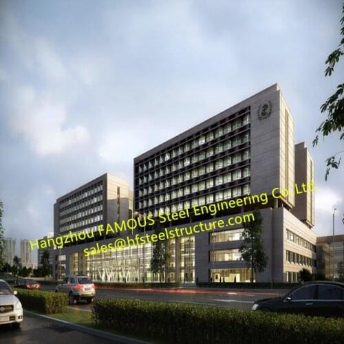 Planning and architecture design for prefabricated steel structure hotel building and construction in China