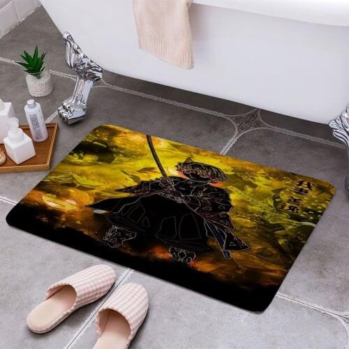 Zenitsu Agatsuma Cheaper Anti-slip Modern Area Rugs Living Room Balcony Bathroom Printed Carpet Doormat Hallway Bath Mat