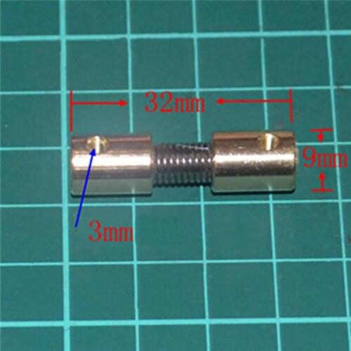 Spring Universal Joint 4x2.3, 4x3.2, 4x3, 3x2.3, 3x3.2, 3x3, 4x4mm for Brushed Motors Smaller Than 775 RC Boat Model Accessories