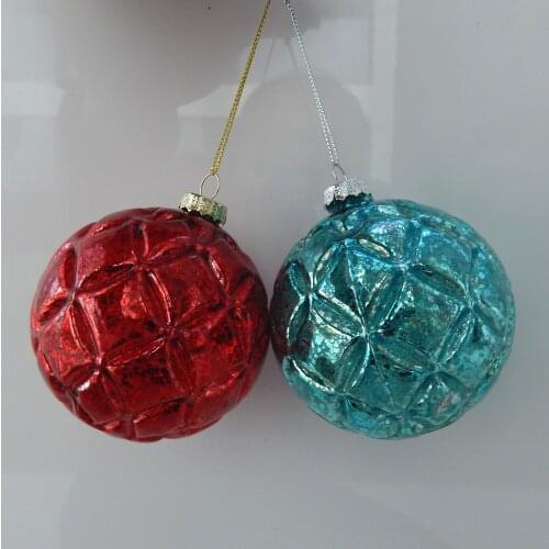 Christmas tree glass decoration hollow ball Christmas window shopping mall hotel wedding company school party props