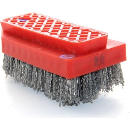 Steel Filament Compiund Brush Grit 24-120# for Polishing Clean Granite and Marble get Antique Surface Stone Tools Customization