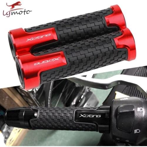 For Kymco Xciting 200 300 400 500 Universal 7/8"22mm Newest Motorcycle Handlebar Hand Bar Grips CNC Rubber Gel Grip Accessories