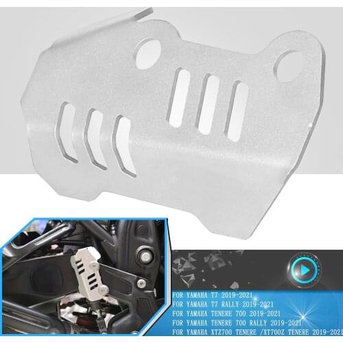 Heel Protective Cover Guard For Yamaha T7 Tenere 700 Rally XTZ700/XT700Z Tenere 2019 2020 2021 Rear Brake Master Cylinder Guard