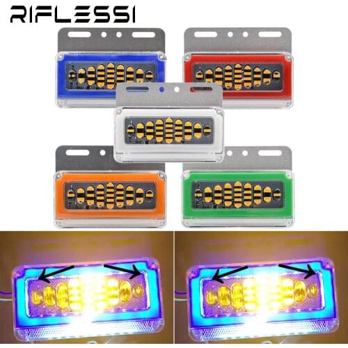 10 x Truck Trailer Lights 24V Sequential Turn Signal LED Lamp Tractor Lorry Boat Clearance Light Lighting Red White Amber