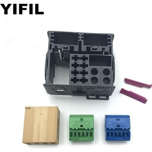 40 Pin/Way Automobile Navigation Host Multimedia Radio Plug Connector With Terminal For VW Audi 3B7 035 444A/8X0 035 447