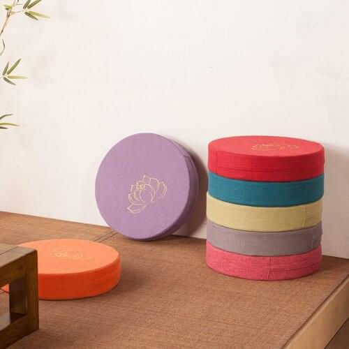 40X6CM Removable Washable Japanese Tatami Mat Yoga Meditate Hard Texture Meditation Cushion Backrest Pillow