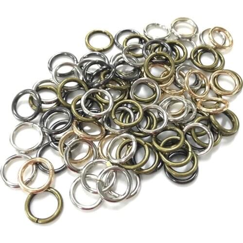 50 Pieces Mixed Color Open Rings Elegant Accessories To Create 13mm Attractive