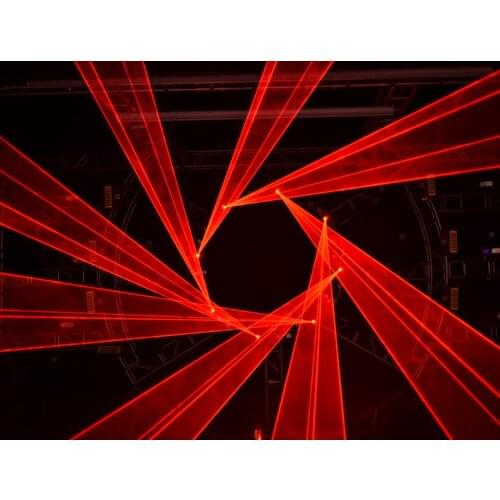 6WRGB animation laser R635-2W/G520-2W/B445-2W stage party DJ club Luminaires theatre cyclorama studio christmas light 40k