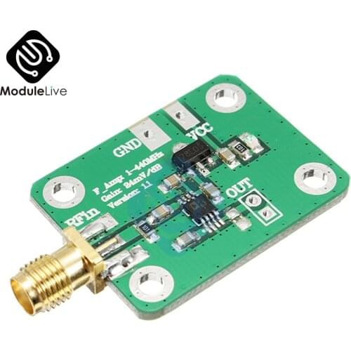 AD8310 0.1 -440MHz Gain 24mV/dB Amplifier Module RF Logarithmic Detector High-Speed Frequency Power Meter RSSI Measurement Board