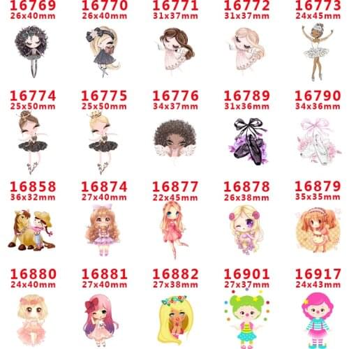 Free shipping 30 pcs cartoon character planar resin PR 16769