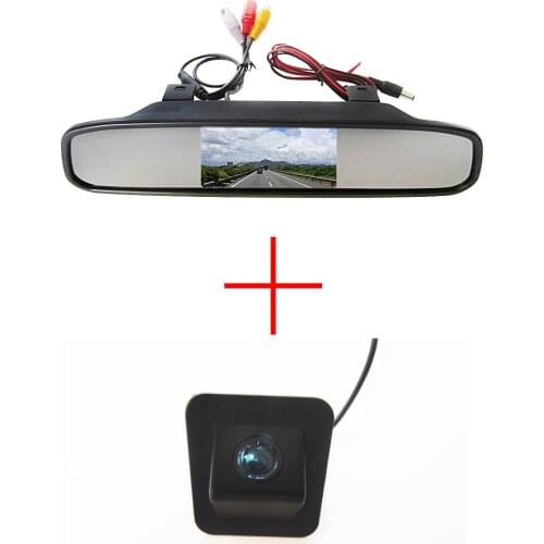 Color CCD Car Rear View Camera for Hyundai Elantra Avante 2012,with 4.3 Inch rear view mirror monitor