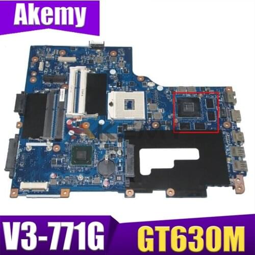 For Acer ASPIRE V3-771 V3-771G Laptop Motherboard NBRYN11001 NB.RYP110.01 VA70 VG70 Mainboard HM77 DDR3 GT630M 100% test work