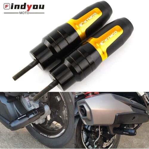 For kymco Xciting 300 250 400 Downtown 200i 300i CT250 300 Motorcycle accessories CNC Crash Pads Exhaust Sliders Protector