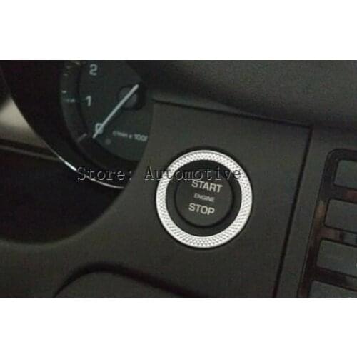 For Land Rover Discovery 5 LR5 2017 Car-styling ABS Chrome Car Engine Start Ring Trim Stickers Auto Accessories Parts