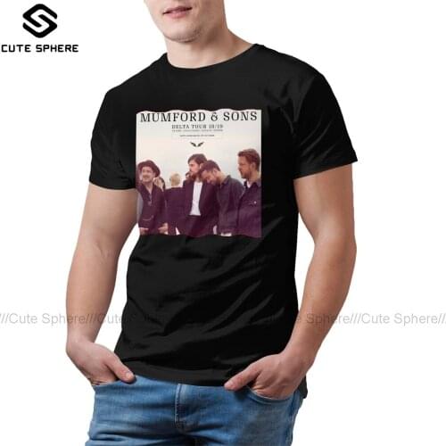 Mumford And Sons T Shirt MUMFORD SONS TOUR T-Shirt Basic Plus Size Tee Shirt 100 Cotton Fun Graphic Tshirt
