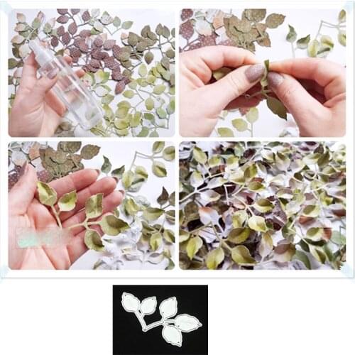 Lady home Scrapbooking Leaves