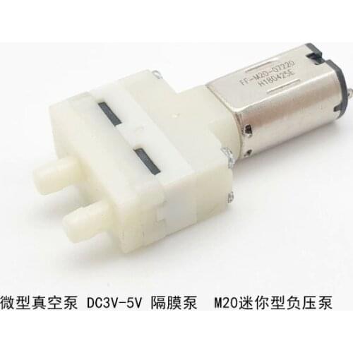 Mini vacuum pump, DC DC3V-5V, mini negative pressure pump, N20 electric air pump, diaphragm water pump