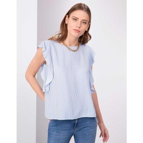 PIERRE CARDIN Light Blue Blouses