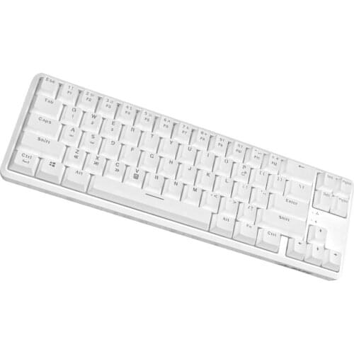 Ajazz Wired / Wireless Bluetooth Mechanical Keyboard 68 Keys Backlit Type-C Gaming Keyboard with Full Anti-ghosting Keys