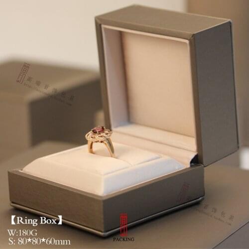 Wholesale jewelry display leather hairline finish casket / Senior jewelry box organizer / case for jewelry storage / gift box