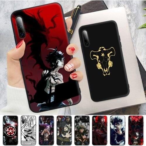 Black Clover Anime Asta Phone Case Samsung A51 A71 A72 A52 A50 A31 A10 A40 A70 A30 S A20 E A11 A01 A21 Silicone Cover