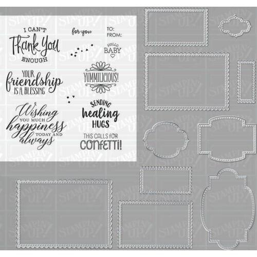 Thank Metal Cutting Dies and Stamps Stencils For DIY Scrapbooking Photo Album Decor Die Cut Embossing Paper Card Dies Cut