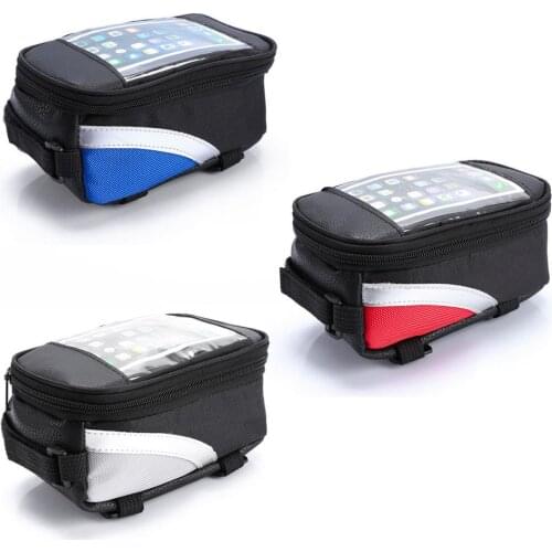 Bicycle Bag Bike Frame Bag TPU Touch Screen Front Top Tube Bag Waterproof MTB Storage Pouch For Cycling Bike Accessories