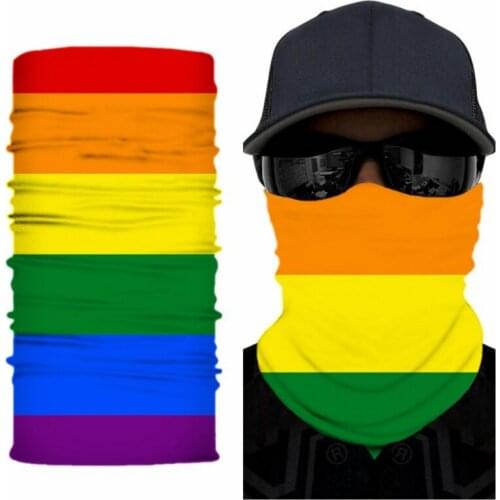 Outdoor Hiking Sacrf 3D Funny Print Sports Magic Scarf Neck Tube Mask Hiking Scarves Face Mask Windproof Seamless Face Cover