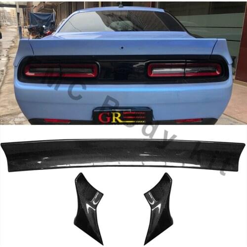 Rear Spoiler High Quality carbon fiber/FRP Car Tail Wing Decoration For Dodge Challenger 2015 2016 2017 2018