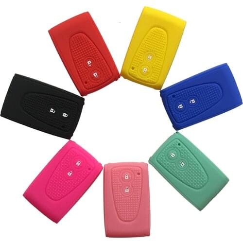 2 Button Car Remote Holder Protector For Daihatsu Smart Key Silicone Cover Case For Keys Smart Key Fob Car Accessories Set Skin