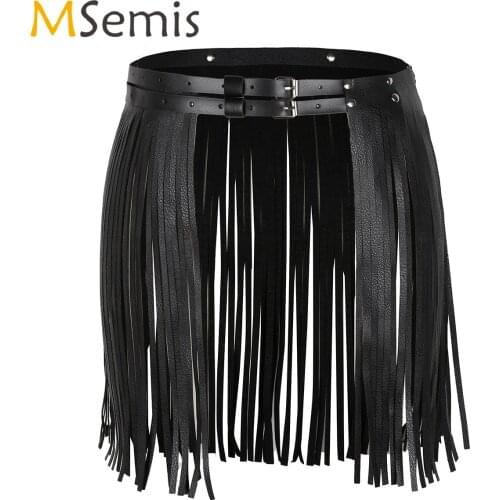 Hot Women Adjustable Femme Adult Sexy Hula Dance Costume Dancing Clubwear Fringe Tassel Skirt Belt Tops Cosplay Parties Skirts