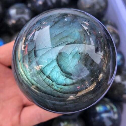 1pc5-6cm Natural Crystal Polished Stone Labradorite Ball Used for Home, Aquarium Decoration Very Spiritual
