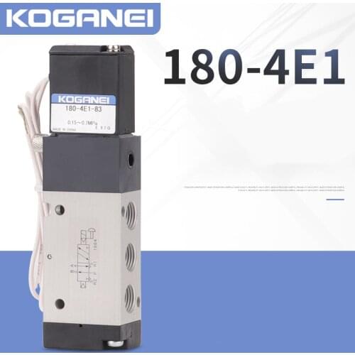 180-4E1-PSL 180-4E1-PLL 180-4E2-PSL 180-4E2-PLL 180-4E1-83 Two-position five-way pilot solenoid valve