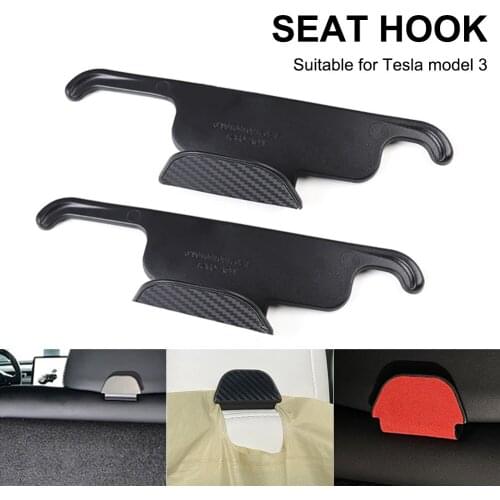 2pc Car Seat Headrest Hook Hanger Grocery Bag Holder Interior Storage Seat forTesla Model 3 Model Y клипсы для автомобиля
