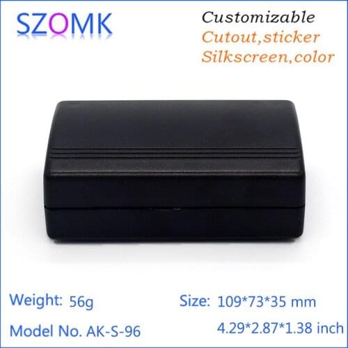 4 pcs, 109*73*35mm new szomk plastic box enclosure electronics control box pcb plastic box for electronic project