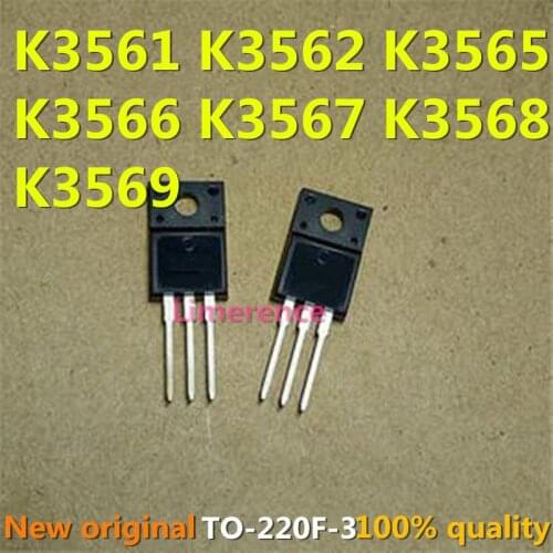 5pcs/lot 2SK3561 K3561 2SK3562 K3562 2SK3565 K3565 2SK3566 K3566 2SK3567 K3567 2SK3568 K3568 2SK3569 K3569 TO-220F