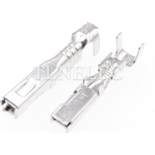 50pcs 2.2 Series Automotive Connector Wiring Crimping Terminal of DJ627-F2.2A Car Plug Famale Crimp Electric Wire Terminals