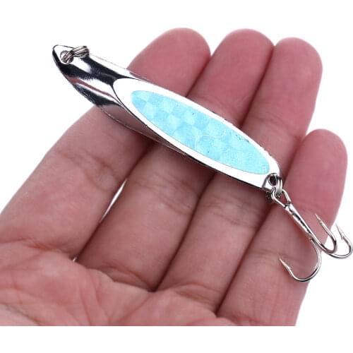 7CM 21G Metal Spinner Spoon trout Fishing Lure Hard Bait Sequins Noise Paillette Artificial Bait small hard sequins spinner