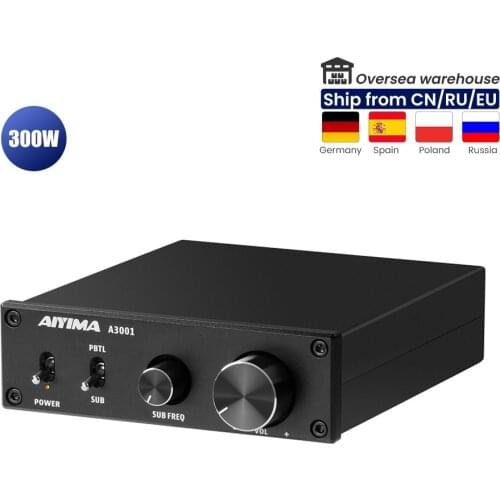 AIYIMA TPA3255D2 Amplifier 200W HIFI Mono Channel Audio Power Subwoofer Amplifier Class D AMP NE5532 OP AMP For Home Sound Audio