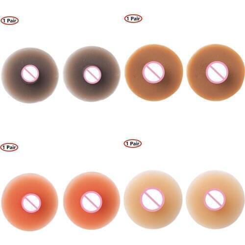 Fake Nipple Sex Silicone Nipples Stickers Attachable Washable Reusable Female Adult False Nipple Breast Chest Paste Teat Sticker