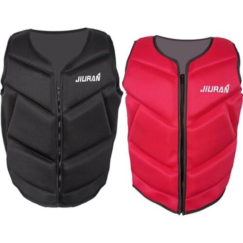 Adult Kids Neoprene Swimming Buoyancy Fishing Life Jacket Floating Rescue Sea Fishing Vest Canoeing Sailing Safety Swimsuit