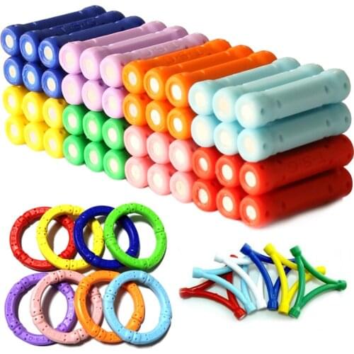 Hot DIY Magnet Bars Metal ball Magnetic Designer Building Blocks Construction Educational Toys for Children Christmas Gifts