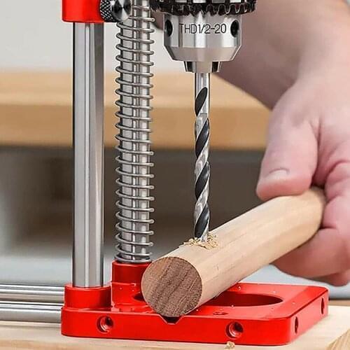 Woodworking Tools Drilling Locator Adjustable Locator Drill Template Guide Puncher Tool For Woodworker Convenient Labor