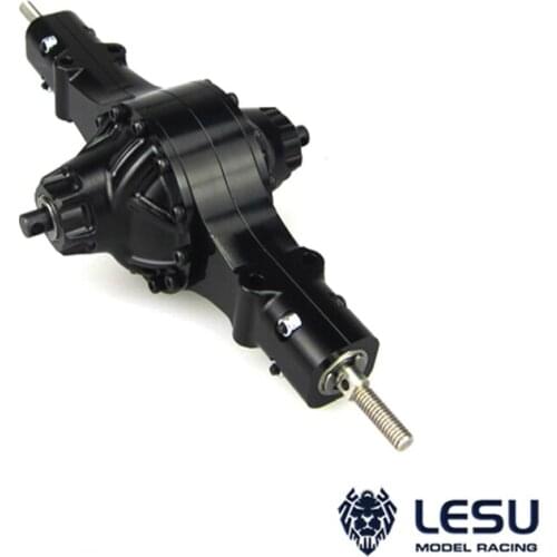 LESU Differential Metal Rear Axle for 1/14 Tamiya RC Tractor Truck Benz Scania DIY Model Car