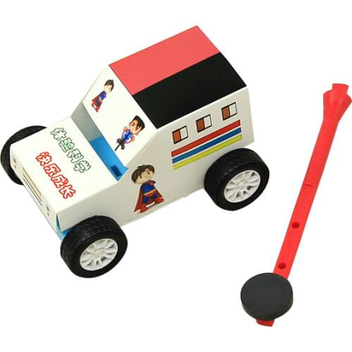 1Pcs Magical Funny Child DIY Assembling Materials Small Science Experiment Toys Science Magnetic Car Experimental Toy